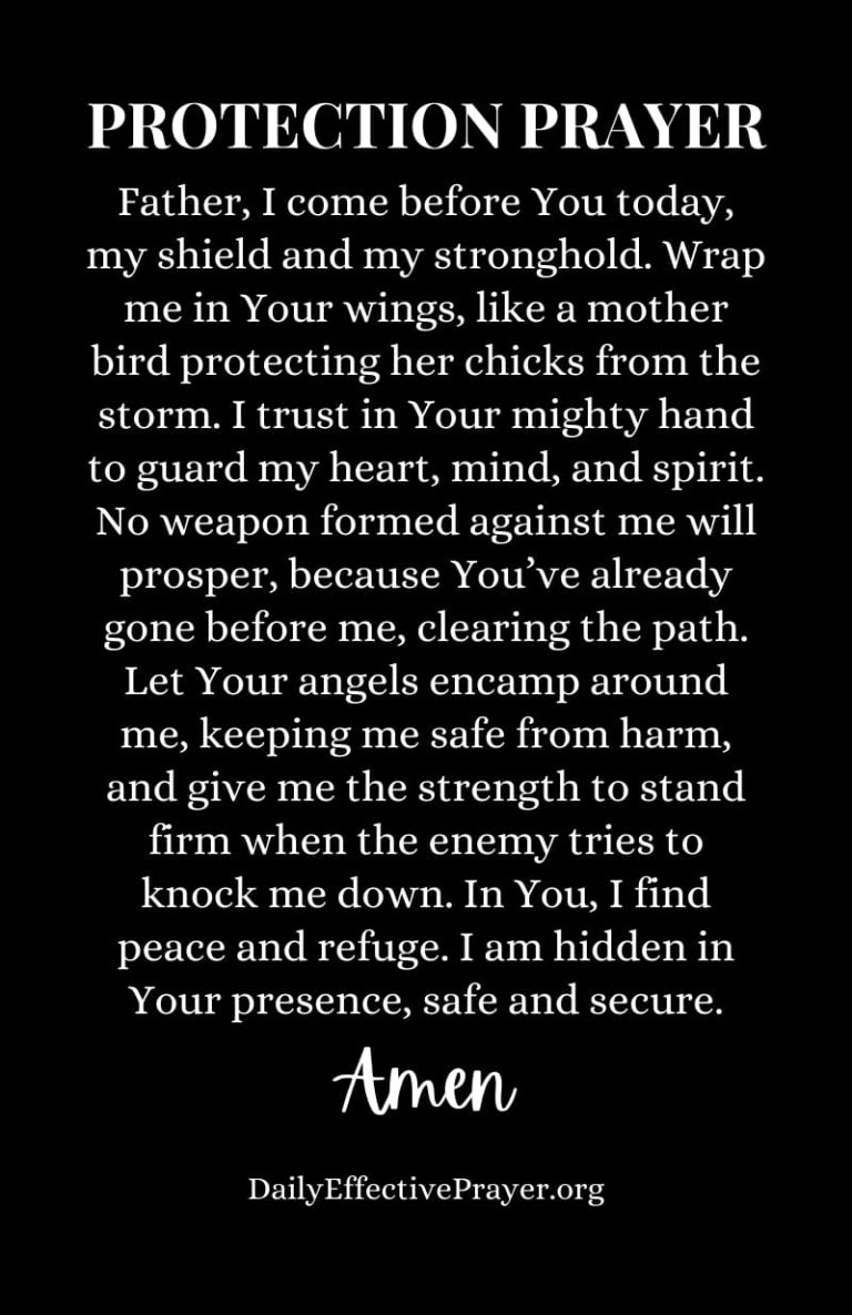 Powerful Prayers For Protection | Protection Prayer That Works