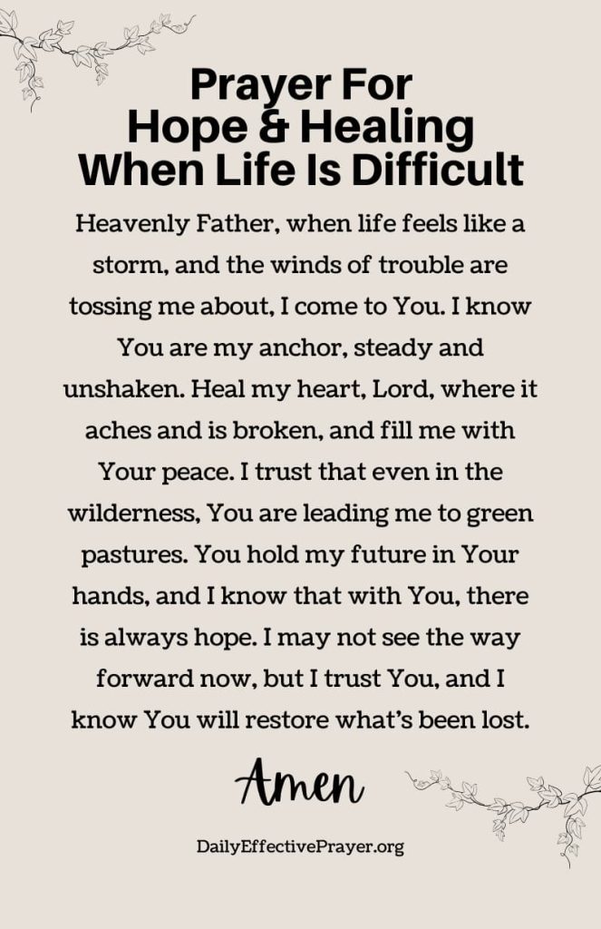 10 Powerful Prayers For Difficult Times