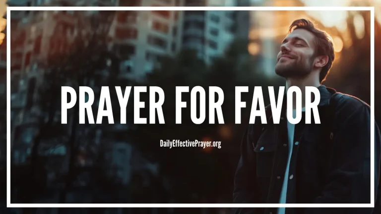 What Is Prayer for Favor? Biblical Meaning Explained