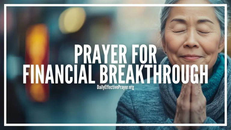 Does the Bible Support Praying for Financial Breakthrough?