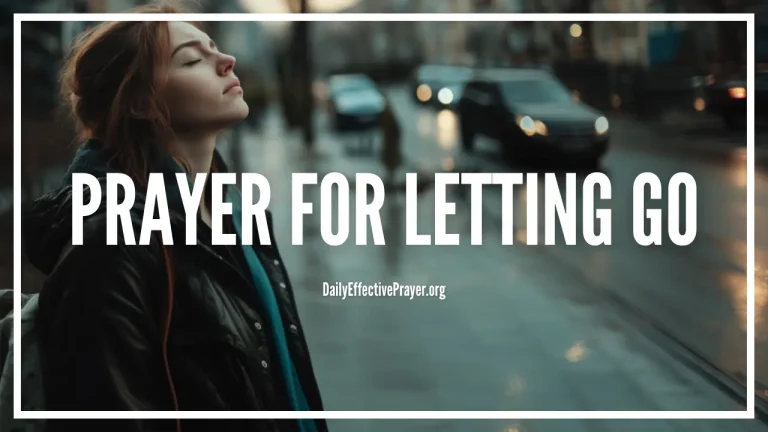 Prayer for Letting Go: Biblical Meaning and Practice
