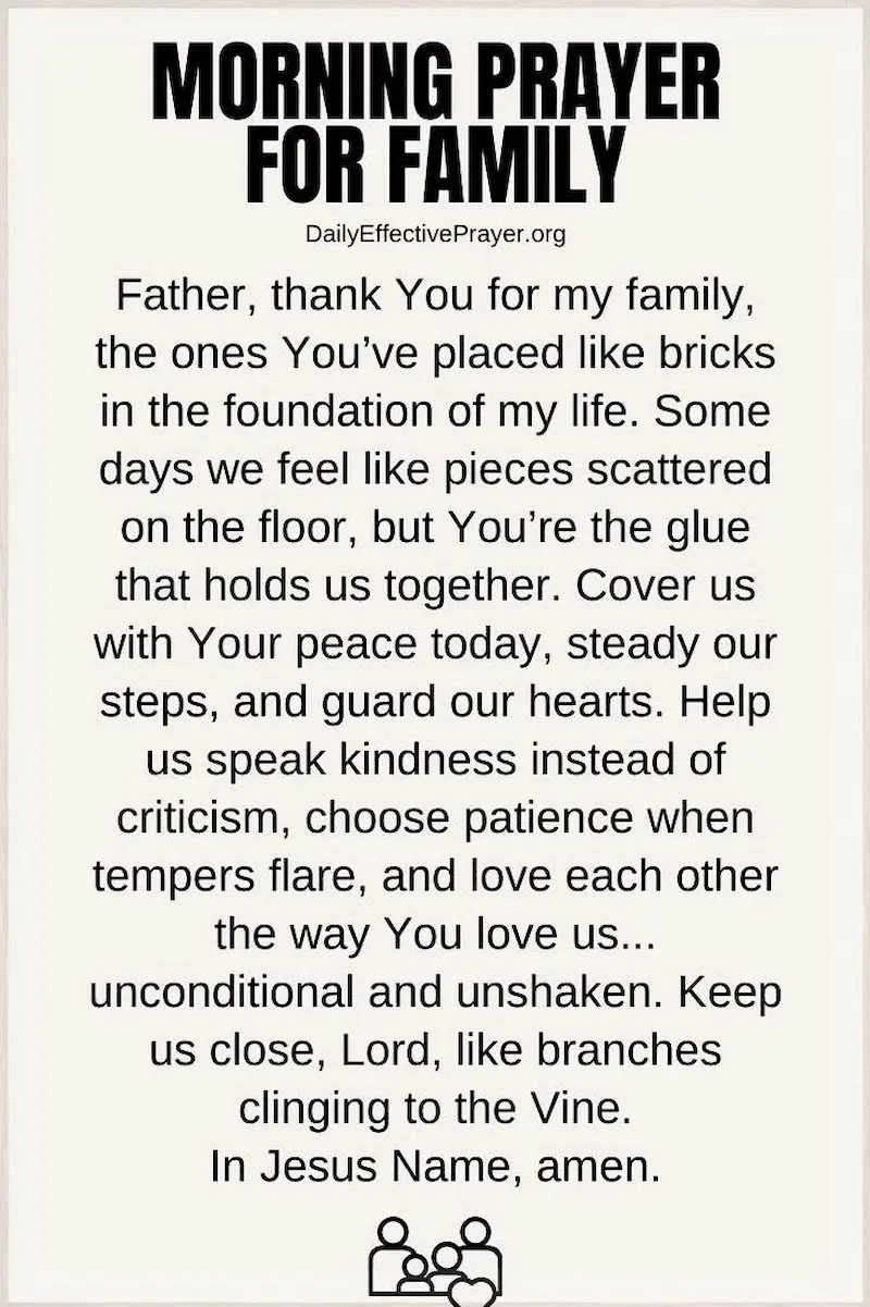 morning prayer for the family (1)